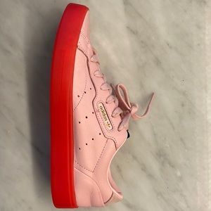 Adidas sleek pink shoes. Womens size 7.5.